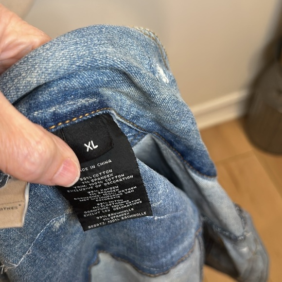 HARLEY DAVIDSON DENIM VEST WITH LACE SKULL AND DETAILS SIZE XL - Picture 10 of 10